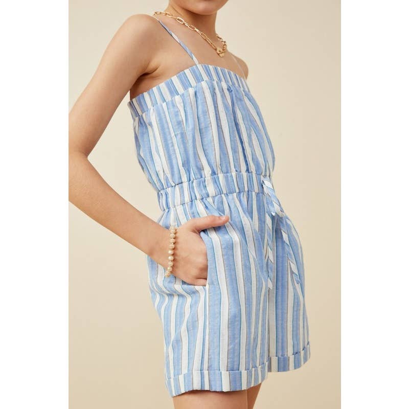 Molly Striped Tank Romper