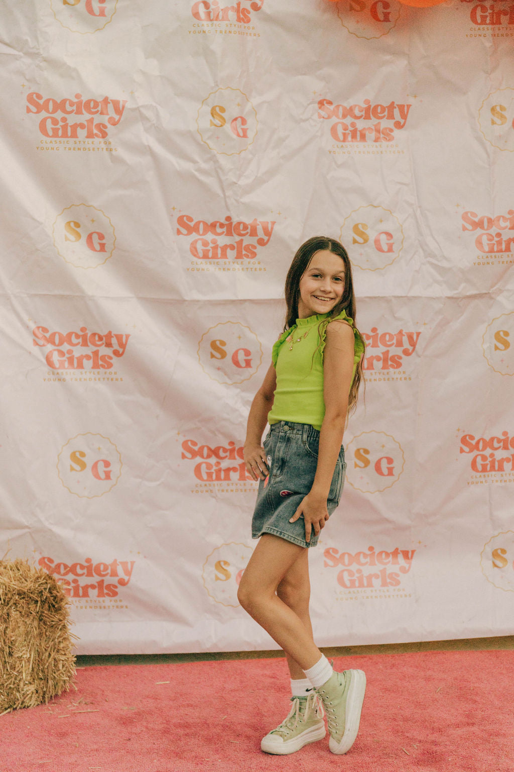 Lime Ruffle Tank Top