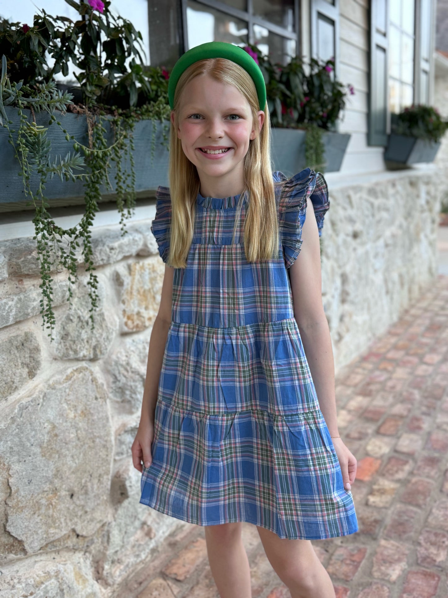 Autumn Plaid Babydoll Dress