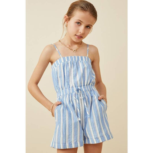 Molly Striped Tank Romper