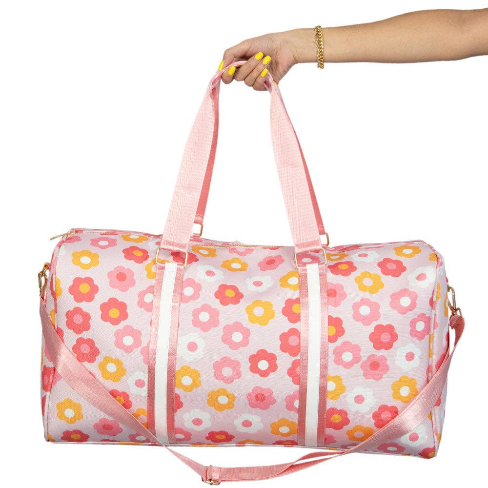 Groovy Flowers Weekend Duffle Bag