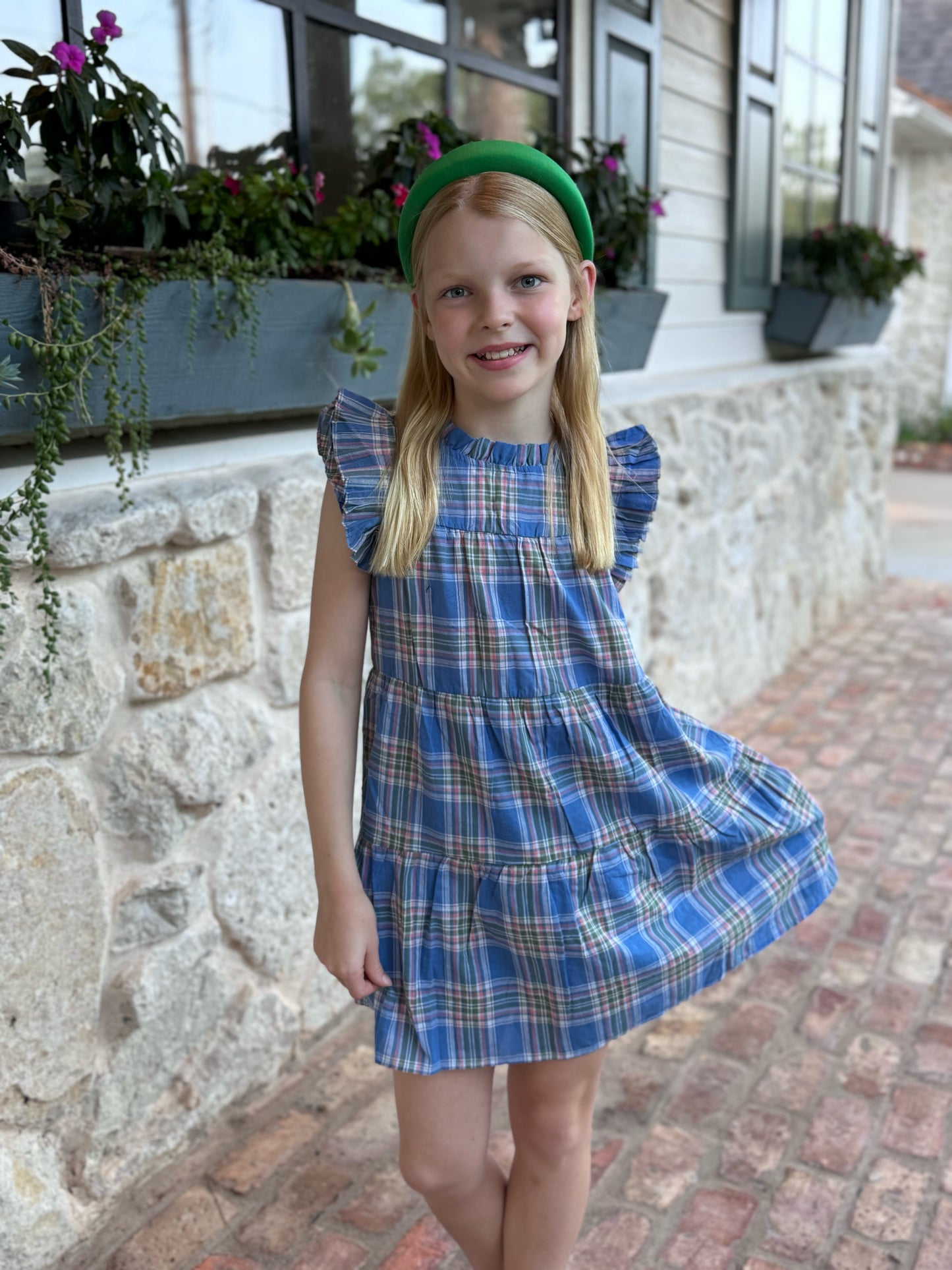 Autumn Plaid Babydoll Dress