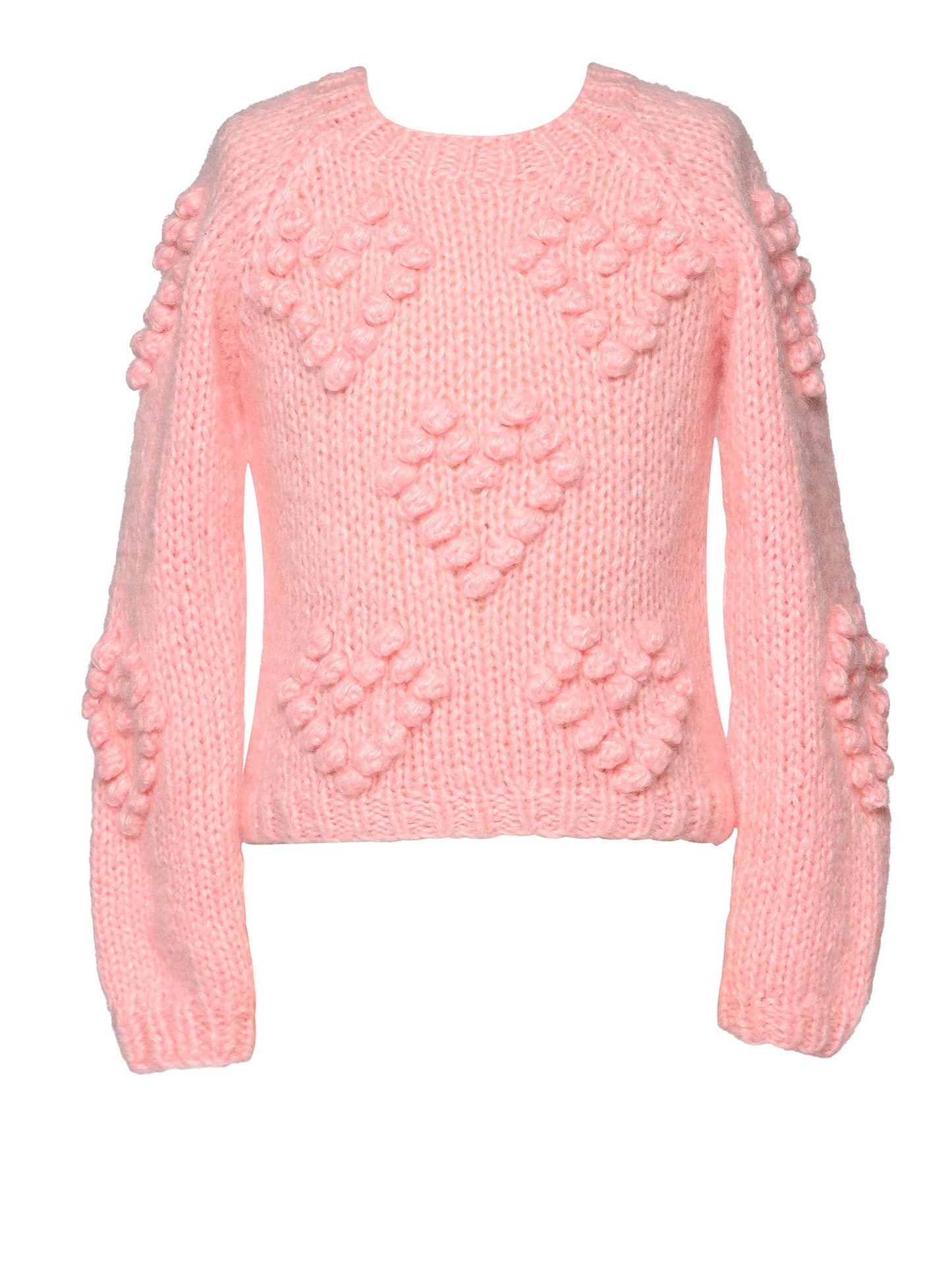 Pom Heart Sweater