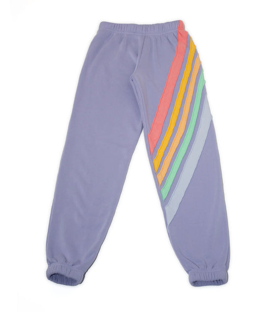 Katie J NYC Girls Flynn Pants Lilac Rainbow