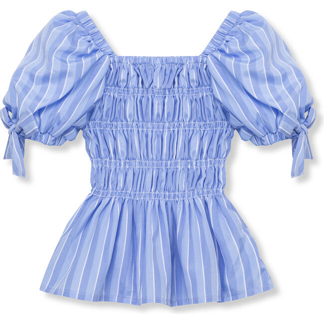 Quinn Puff Sleeve Smocked Top